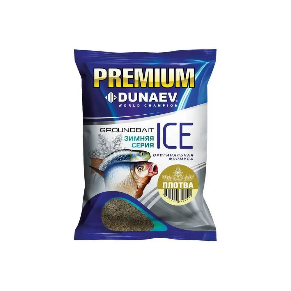 Прикормка Dunaev Ice Premium Плотва 0.9кг