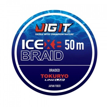 Шнур плетёный Jig It x Tokuryo Ice Braid X8 #0.8 6.8кг 50м Blue