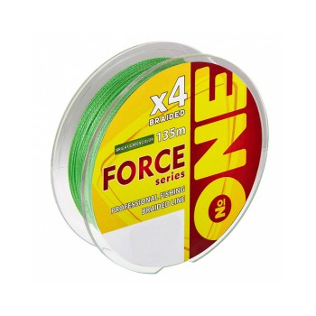 Шнур плетёный Iam Number One Force X4 0.28мм 13.61кг 135м Green