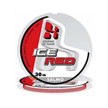 Леска Salmo Hi-Tech Ice Red 30м 0.17мм 3.05кг